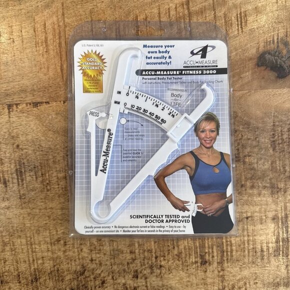 AccuMeasure Fitness 2000 Personal Body Fat Tester Caliper Gold Standard Accur - Picture 2 of 8